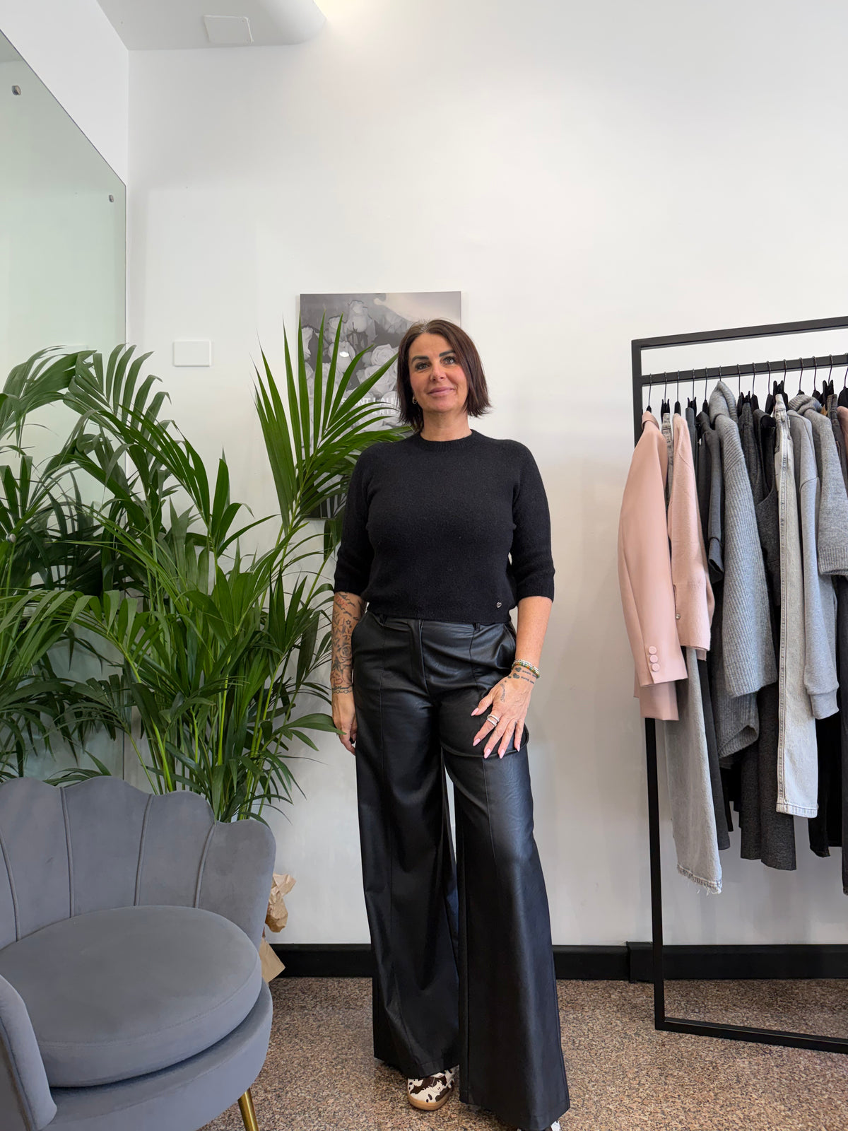 Please Pantalone Ecopelle