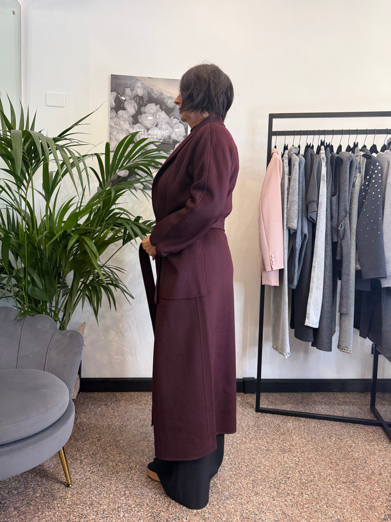 Vicolo Cappotto Lungo con Cintura