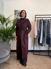 Vicolo Cappotto Lungo con Cintura