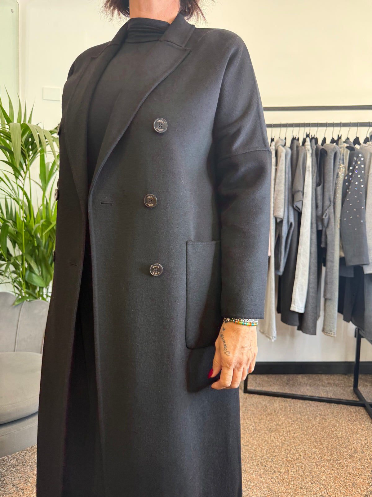 Vicolo Cappotto Doppiopetto Basic Lungo ( 2 varianti)