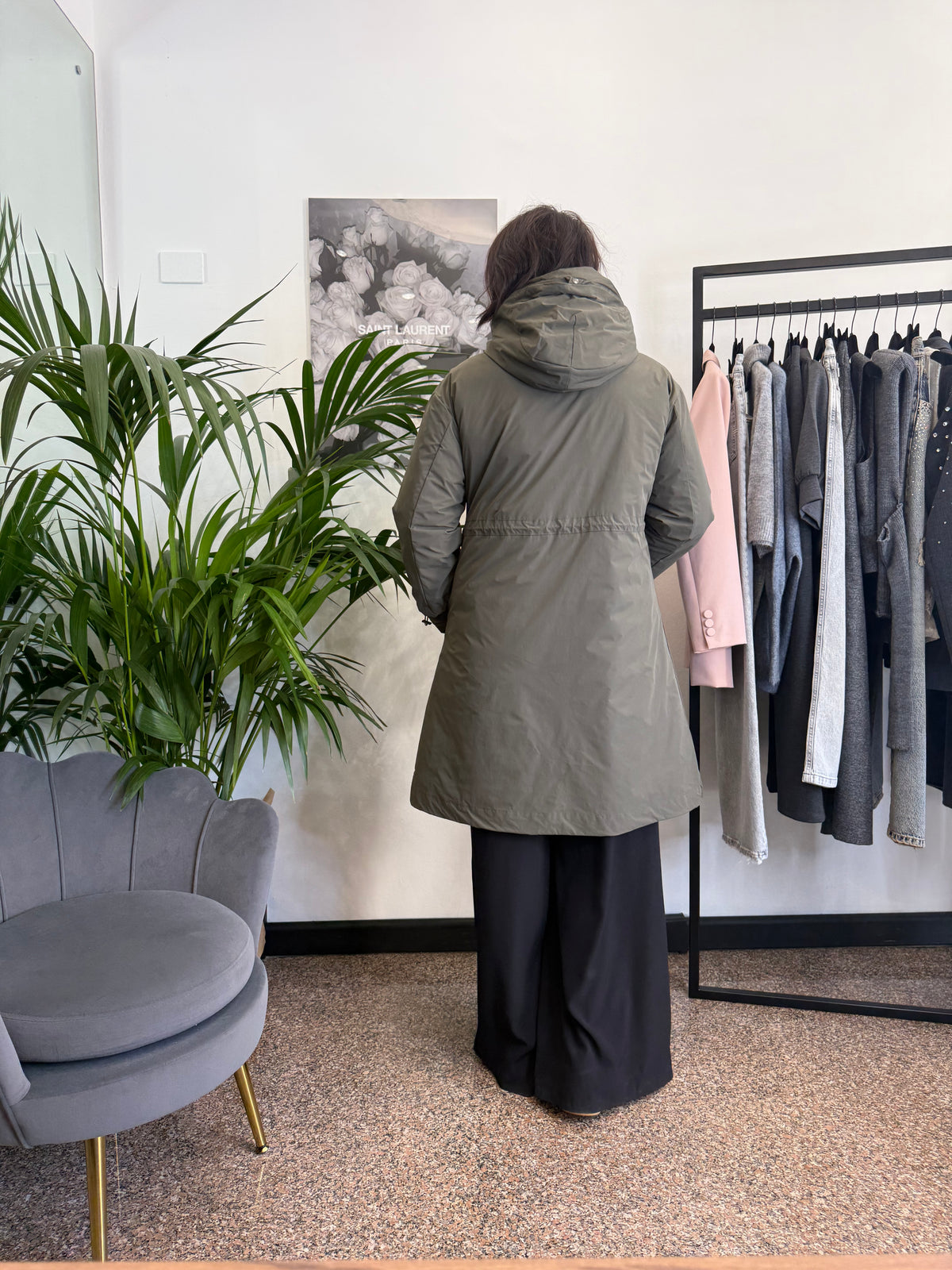 Please Parka con Cappuccio