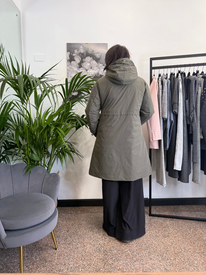 Please Parka con Cappuccio