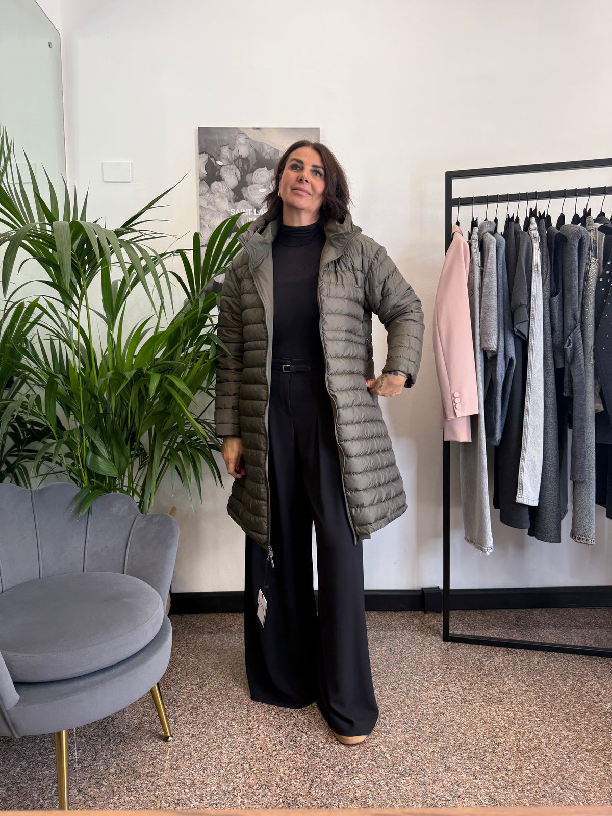 Please Parka con Cappuccio