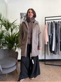 Please Giacca imbottita con cappuccio trapuntato