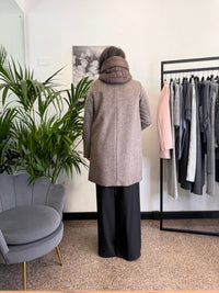 Please Giacca imbottita con cappuccio trapuntato