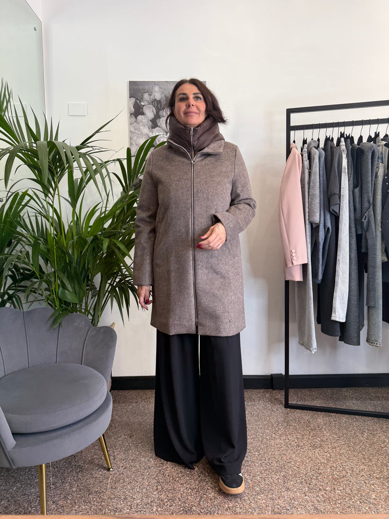 Please Giacca imbottita con cappuccio trapuntato